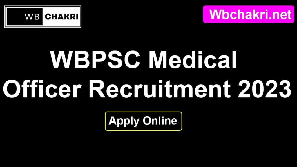 Medical Officer Recruitment 2023