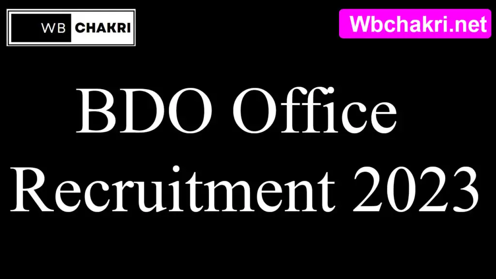 BDO Office Recruitment 2023